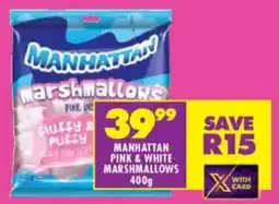 Shoprite Manhattan pink & white marshmallows offer