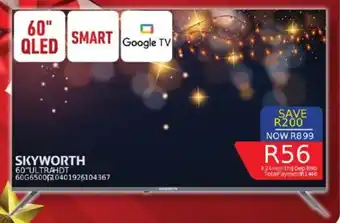 Skyworth 60" Ultra HD Google TV