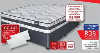 Furnmart Comfort support firm queen base offer