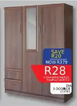 Furnmart Dia 3-door rob offer