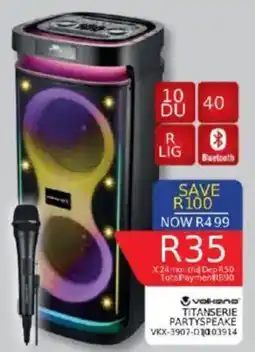 Furnmart Volkane titan series party speaker offer