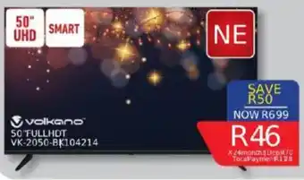 Furnmart Volkano 50" UHD Smart TV offer