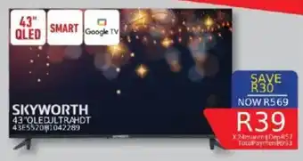 Furnmart Skyworth 43" QLED Smart Google TV offer