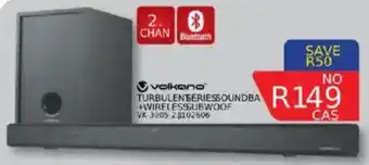 Furnmart Volkano turbulent series soundbar + wireless subwoofer offer