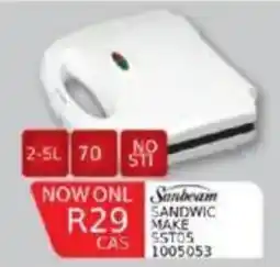 Furnmart Sunbeam sandwich maker offer