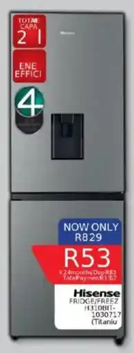 Furnmart Hisense fridge/ freezer offer