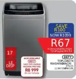 Furnmart Defy toploading washing machine offer
