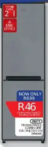 Furnmart Defy fridge/ freezer offer