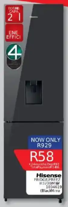 Furnmart Hisense fridge/ freezer offer