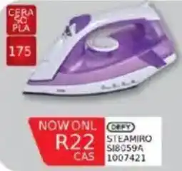 Furnmart defy steam iron offer