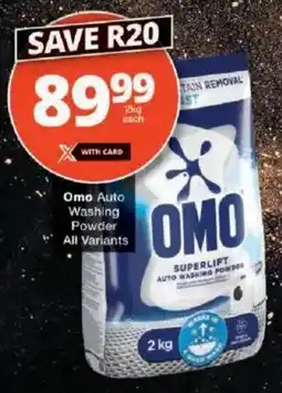 Checkers Omo Auto Washing Powder All Variants offer