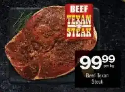 Checkers Beef Texan Steak offer
