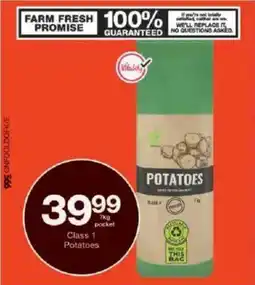 Checkers Class 1 Potatoes offer