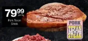 Checkers Pork Texan Steak offer