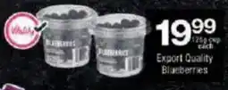 Checkers Export Quality Blueberries offer