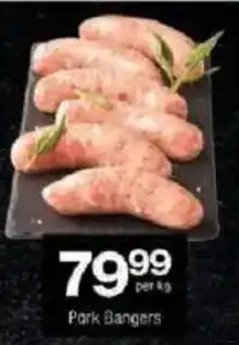 Checkers Pork Bangers offer