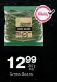 Checkers Green Beans offer