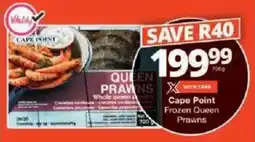 Checkers Cape Point Frozen Queen Prawns offer