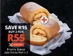 Checkers Freshly Baked Jam Swiss Roll offer