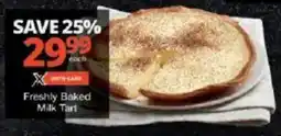 Checkers Freshly Baked Milk Tart offer