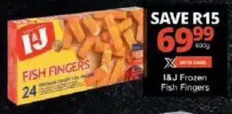 Checkers I&J Frozen Fish Fingers offer