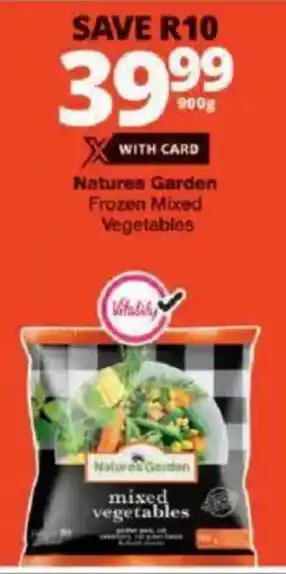 Checkers Natures Garden Frozen Mixed Vegetables offer
