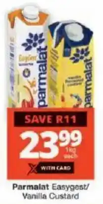 Checkers Parmalat Easygest/ Vanilla Custard offer