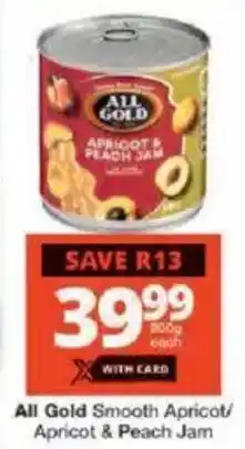 Checkers All Gold Smooth Apricot/ Apricot & Peach Jam offer