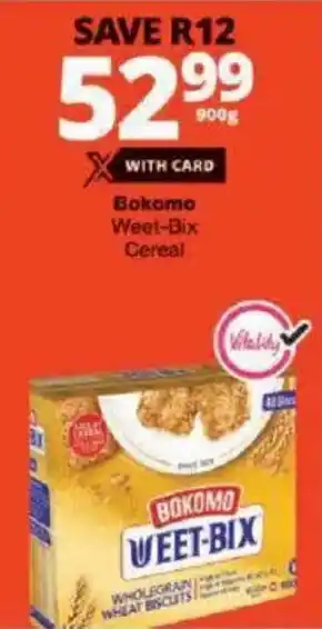 Checkers Bokomo Weet-Bix Cereal offer
