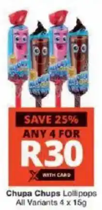 Checkers Chupa Chups Lollipops All Variants offer