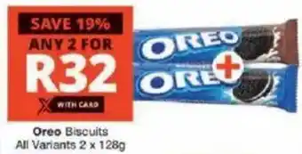 Checkers Oreo Biscuits All Variants offer