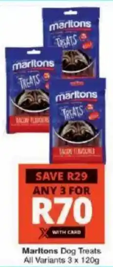 Checkers Marltons Dog Treats All Variants offer