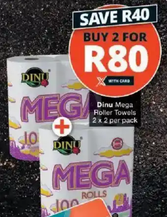 Checkers Dinu Mega Roller Towels offer