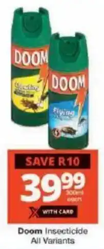 Checkers Doom Insecticide All Variants offer