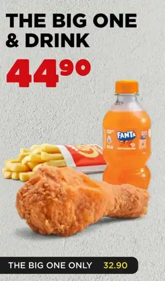 Hungry Lion The big one & drink offer