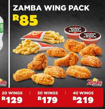Hungry Lion Zamba wing pack offer