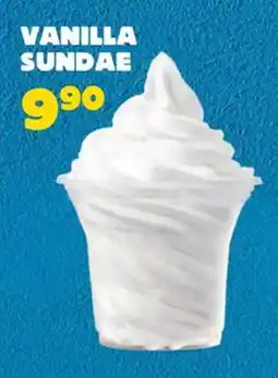 Hungry Lion Vanilla sundae offer