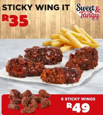 Hungry Lion Sticky wing it offer
