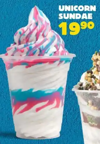 Hungry Lion Unicorn sundae offer
