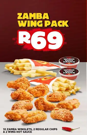 Hungry Lion Zamba wing pack offer