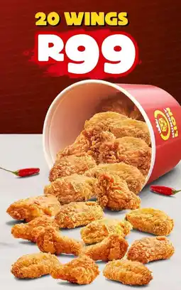 Hungry Lion 20 wings offer