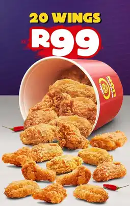 Hungry Lion 20 wings offer