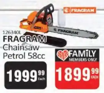 KitKat Cash and Carry FRAGRAM Chainsaw Petrol 58cc offer