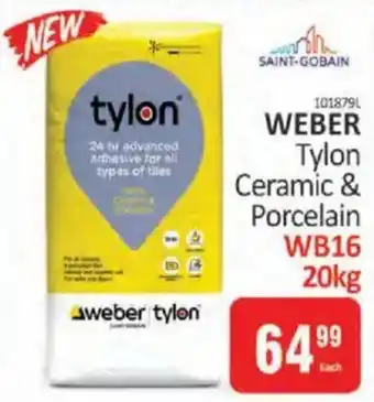 KitKat Cash and Carry WEBER Tylon Ceramic & Porcelain WB16 offer