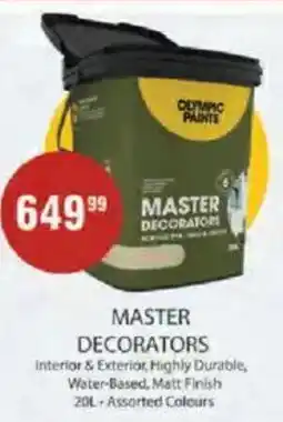 KitKat Cash and Carry Master Decorators Interior & Exterior, Highly Durable, Water-Based. Matt Finish offer