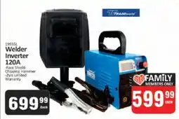KitKat Cash and Carry Welder Inverter 120A Face Shield, Chipping Hammer, offer