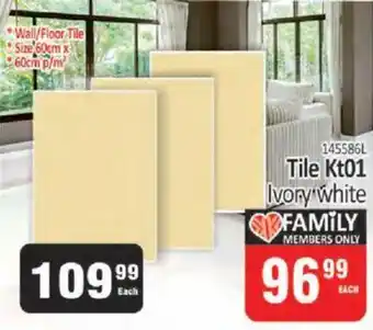 KitKat Cash and Carry Tile Kt01 Ivory white offer
