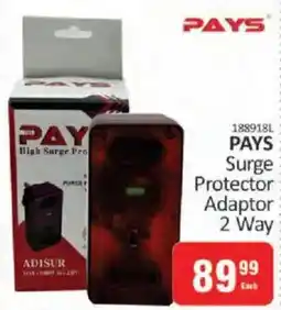 KitKat Cash and Carry PAY Surge Protector Adaptor 2 Way offer