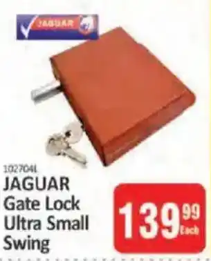 KitKat Cash and Carry Jaguar Gate Lock Ultra Small Swing offer