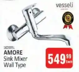 KitKat Cash and Carry Vesseli Amore Sink Mixer Wall Type offer